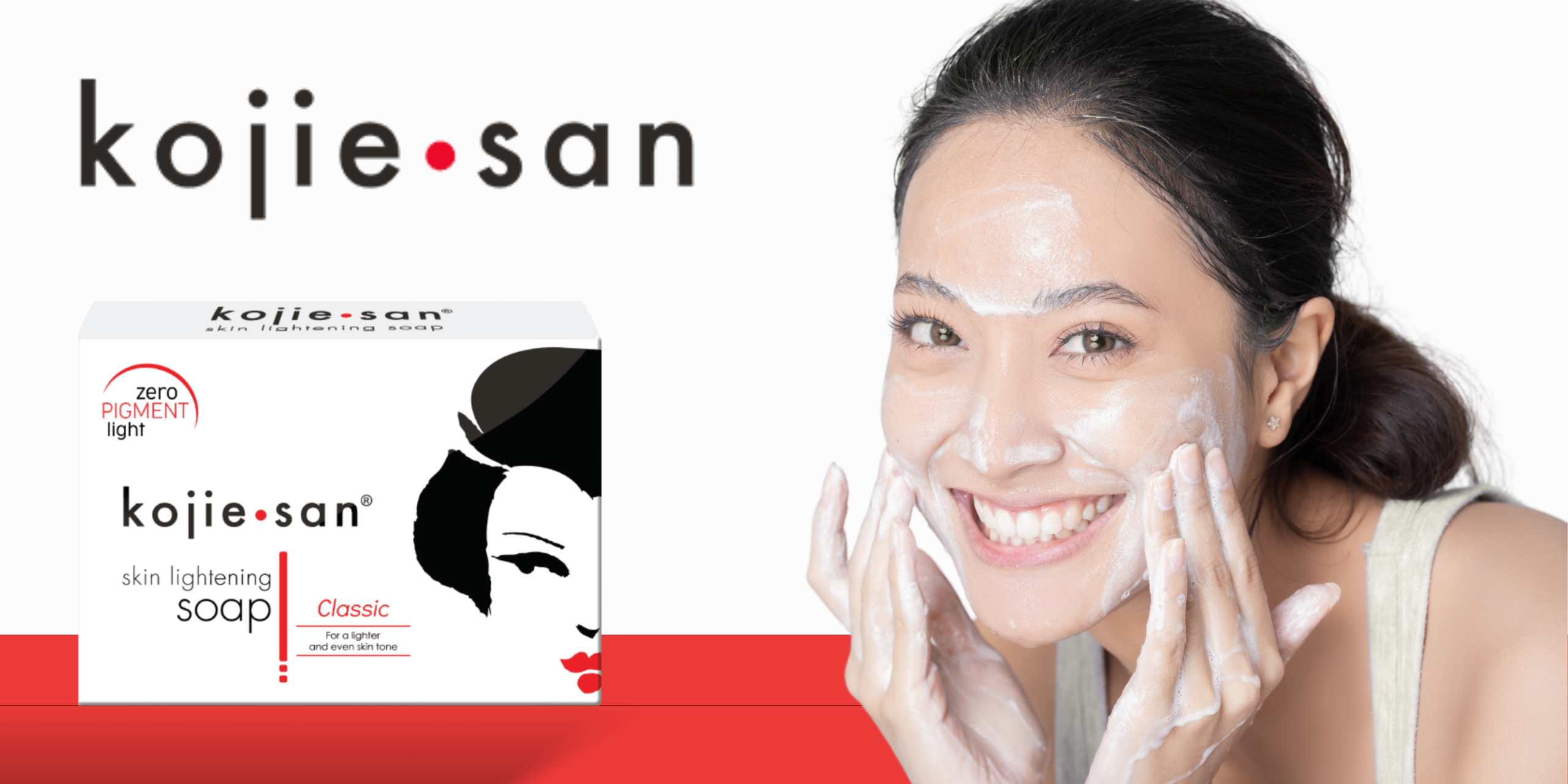 Kojie san soap india official banner